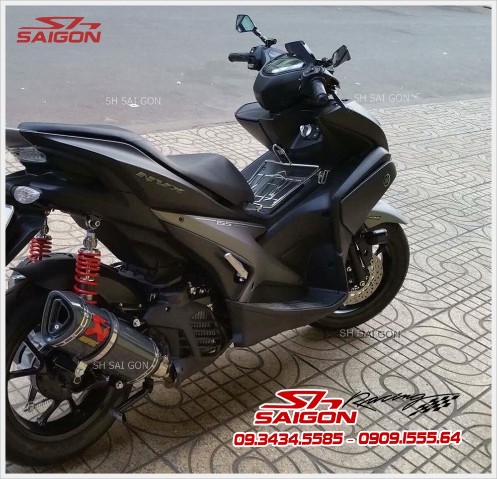 độ pô akapovic cho xe nvx 125 155 cực ngầu và mạnh mẽ tại Sài Gòn