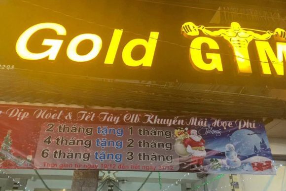 phòng tập Gold Gym quận 10