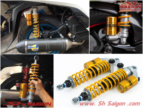 Độ phuộc nhún Ohlins Italia cho xe Honda Sh 2015 2016